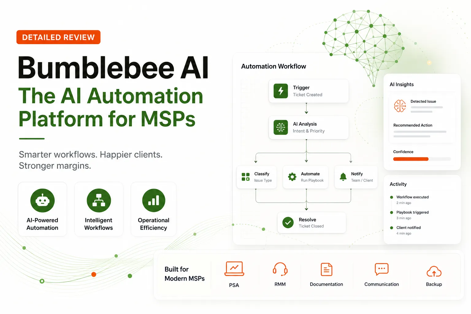 Bumblebee AI automation platform hero image