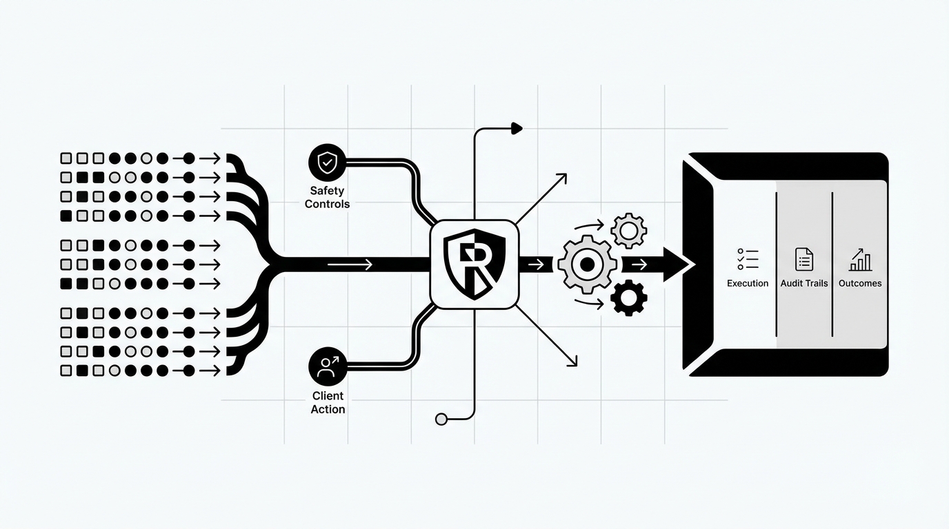 How Tyqra Operationalizes Your Risk-Based Autonomy Matrix concept illustration - Tyqra AI